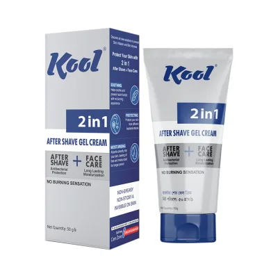 Kool 2 in 1 After Shave Gel Cream 50g